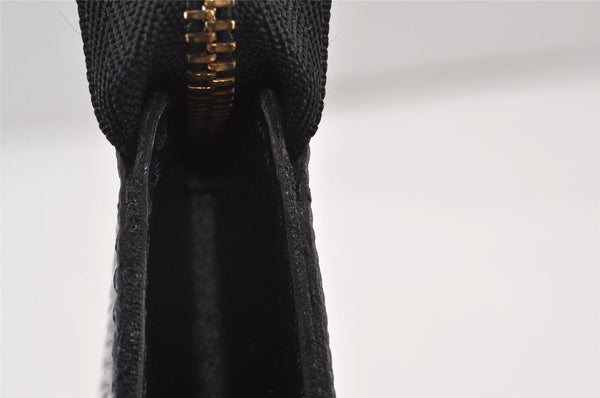 Authentic Louis Vuitton Epi Pochette Accessoires Pouch Black M52952 Junk 0888K