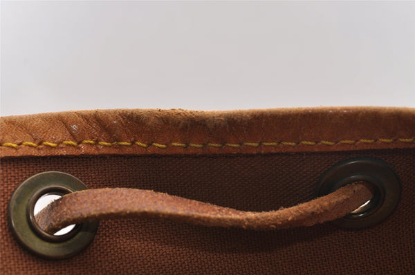 Authentic Louis Vuitton Monogram Noe Shoulder Drawstring Bag M42224 LV 0889I