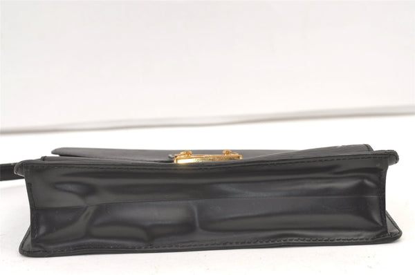Auth Louis Vuitton Epi Pochette Sellier Dragonne Clutch Bag M52612 Black 0889K