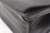 Auth Louis Vuitton Epi Pochette Sellier Dragonne Clutch Bag M52612 Black 0889K