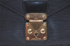 Auth Louis Vuitton Epi Pochette Sellier Dragonne Clutch Bag M52612 Black 0889K