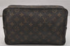 Auth Louis Vuitton Monogram Trousse Toilette 28 Clutch Bag M47522 Junk 0890K