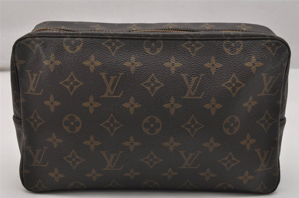 Auth Louis Vuitton Monogram Trousse Toilette 28 Clutch Bag M47522 Junk 0890K