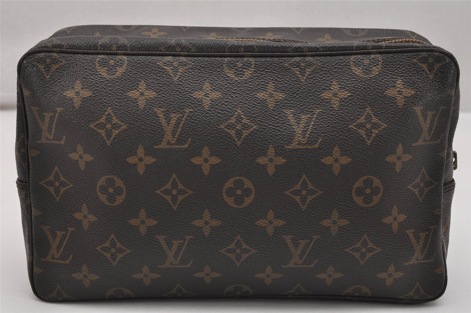 Auth Louis Vuitton Monogram Trousse Toilette 28 Clutch Bag M47522 Junk 0890K