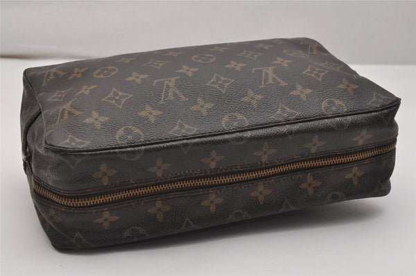 Auth Louis Vuitton Monogram Trousse Toilette 28 Clutch Bag M47522 Junk 0890K