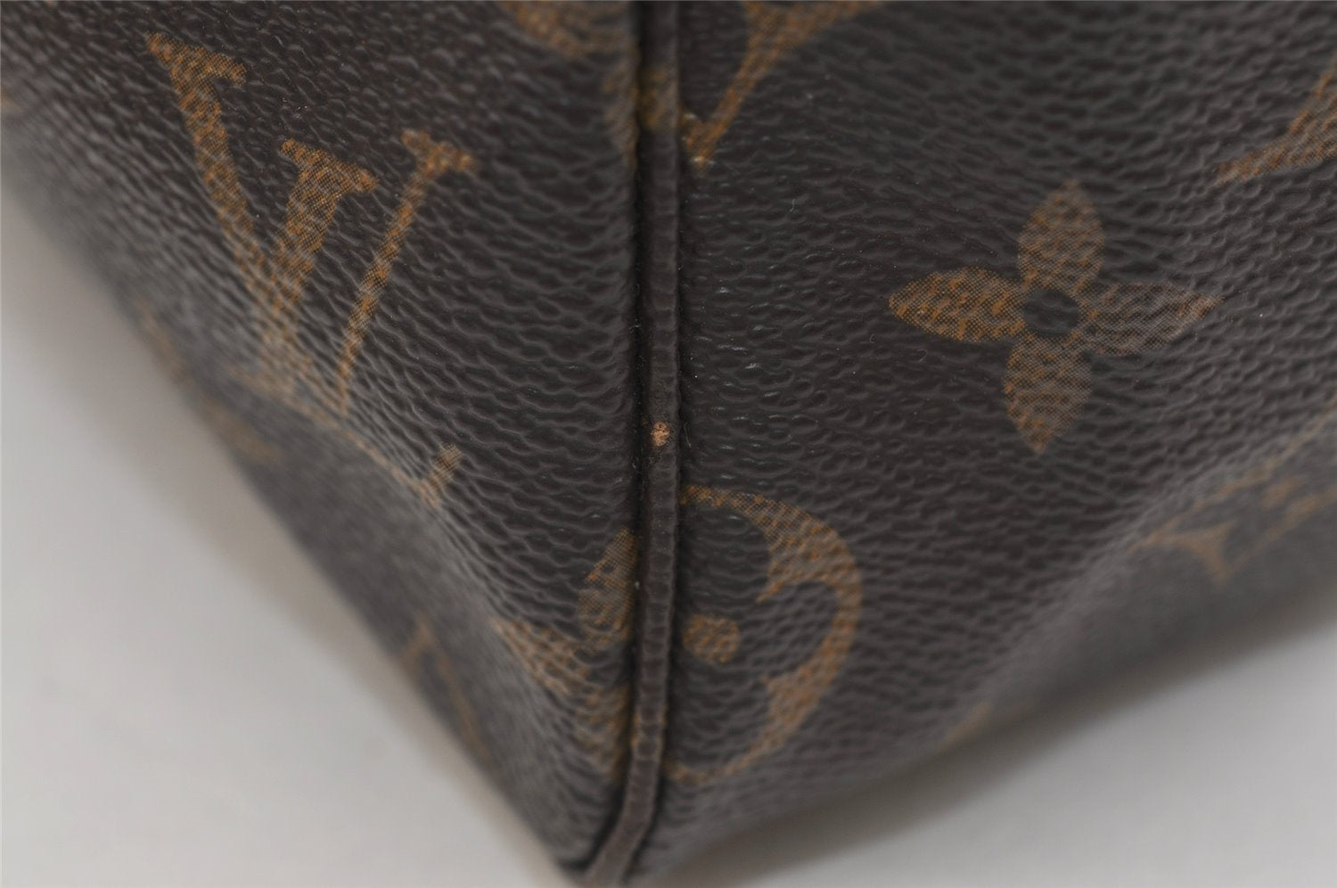 Auth Louis Vuitton Monogram Trousse Toilette 28 Clutch Bag M47522 Junk 0890K