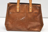 Authentic Louis Vuitton Vernis Reade PM Hand Bag Brown M91146 LV 0891K