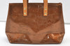 Authentic Louis Vuitton Vernis Reade PM Hand Bag Brown M91146 LV 0891K