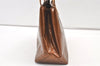 Authentic Louis Vuitton Vernis Reade PM Hand Bag Brown M91146 LV 0891K