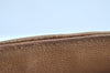 Authentic CHANEL Caviar Skin Medallion CC Logo Shoulder Tote Bag Beige 0892I
