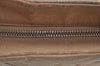 Authentic CHANEL Caviar Skin Medallion CC Logo Shoulder Tote Bag Beige 0892I