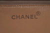 Authentic CHANEL Caviar Skin Medallion CC Logo Shoulder Tote Bag Beige 0892I