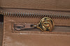 Authentic CHANEL Caviar Skin Medallion CC Logo Shoulder Tote Bag Beige 0892I