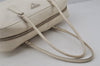 Authentic PRADA Vintage Leather Shoulder Hand Bag White 0892J