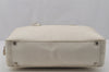 Authentic PRADA Vintage Leather Shoulder Hand Bag White 0892J