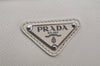 Authentic PRADA Vintage Leather Shoulder Hand Bag White 0892J