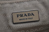 Authentic PRADA Vintage Leather Shoulder Hand Bag White 0892J