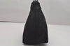 Authentic GUCCI Bamboo Shoulder Hand Bag GG Nylon Leather 0000531 Black 0892K