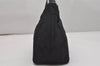 Authentic GUCCI Bamboo Shoulder Hand Bag GG Nylon Leather 0000531 Black 0892K
