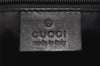 Authentic GUCCI Bamboo Shoulder Hand Bag GG Nylon Leather 0000531 Black 0892K