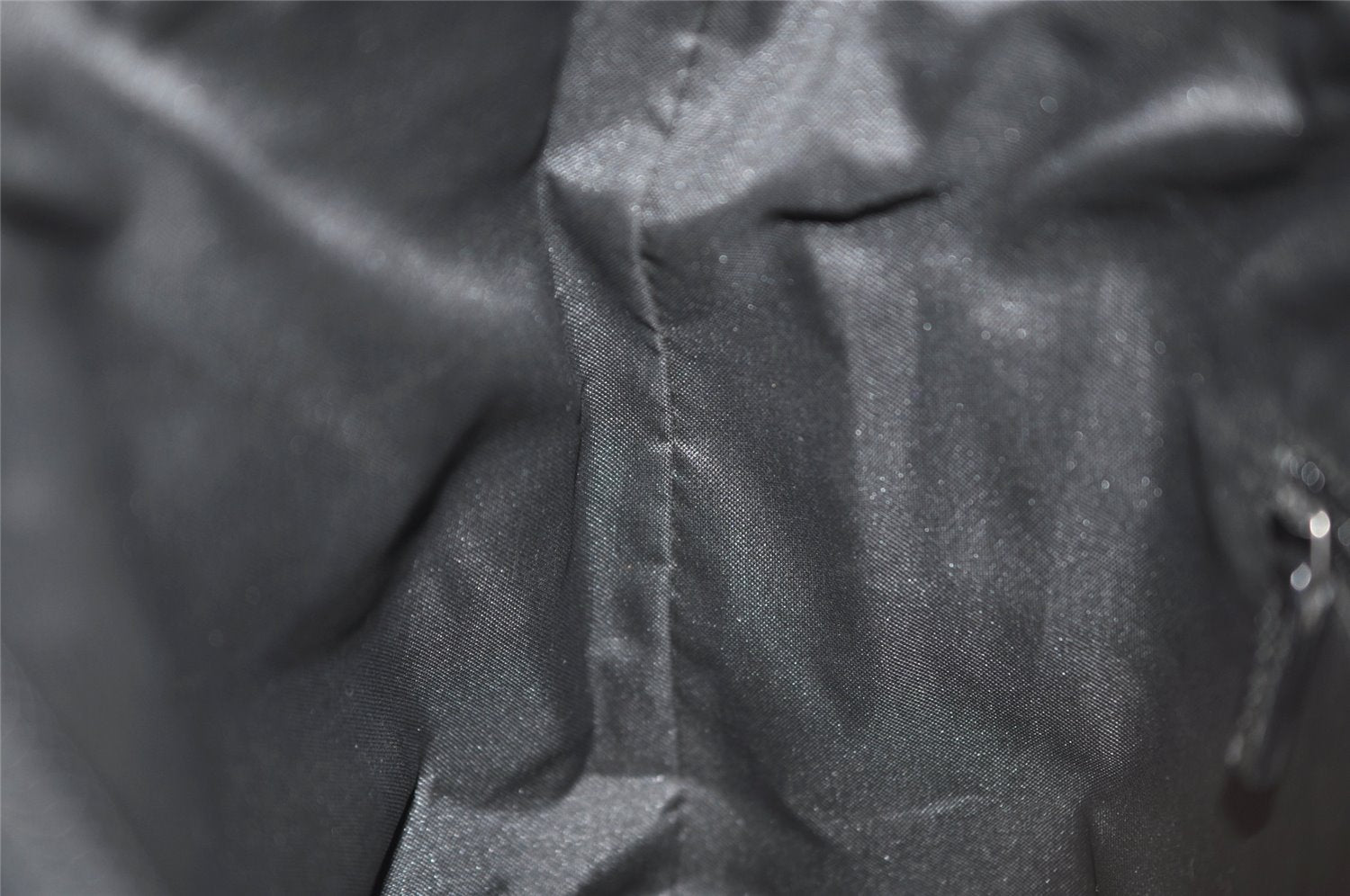 Authentic GUCCI Bamboo Shoulder Hand Bag GG Nylon Leather 0000531 Black 0892K