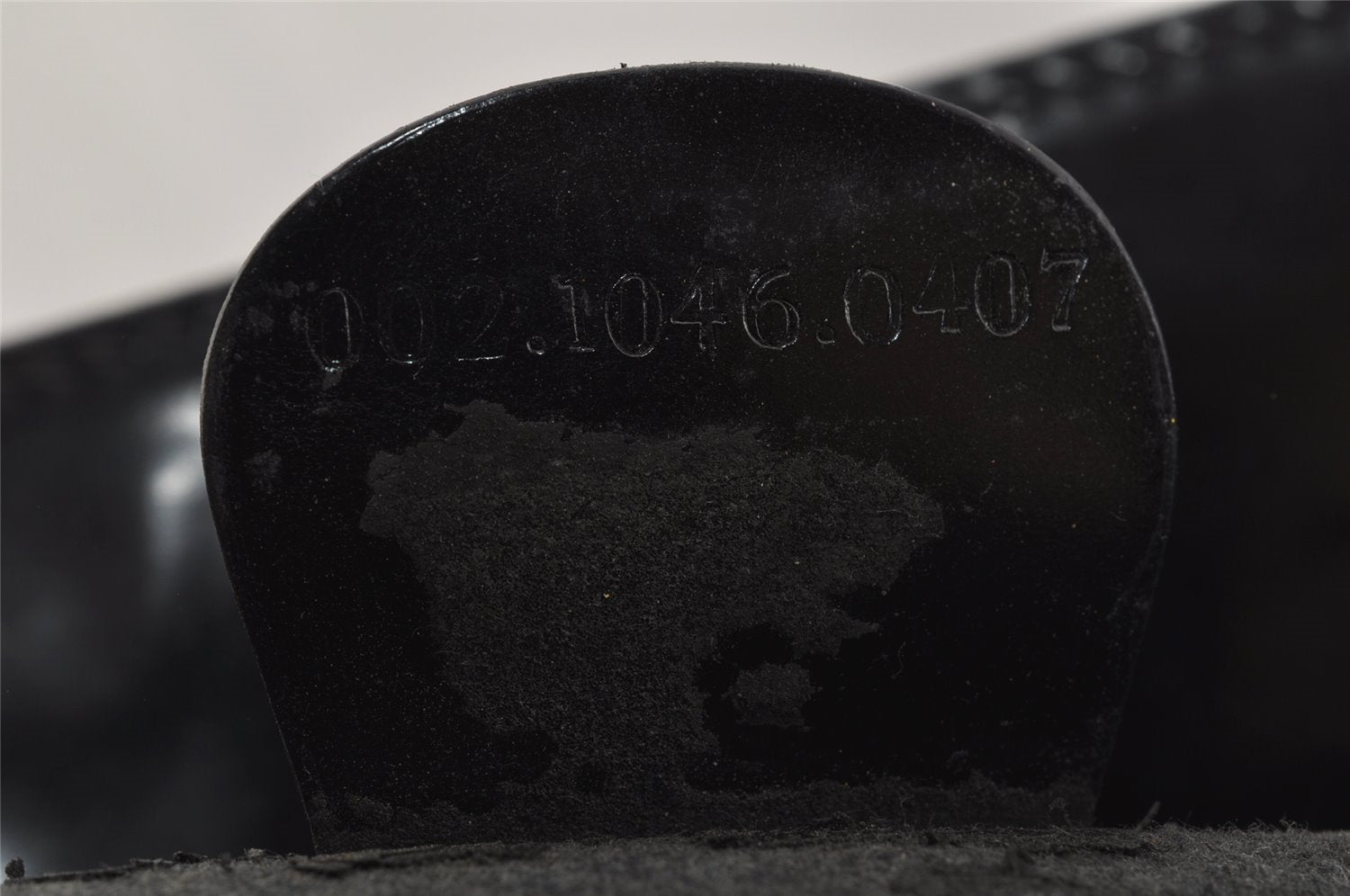 Authentic GUCCI Vintage Bamboo Shoulder Hand Bag Leather Black Junk 0893J