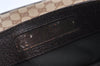 Authentic GUCCI Shoulder Cross Body Bag GG Canvas Leather 27639 Brown 0893K