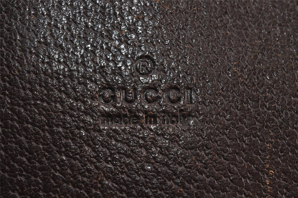 Authentic GUCCI Shoulder Cross Body Bag GG Canvas Leather 27639 Brown 0893K