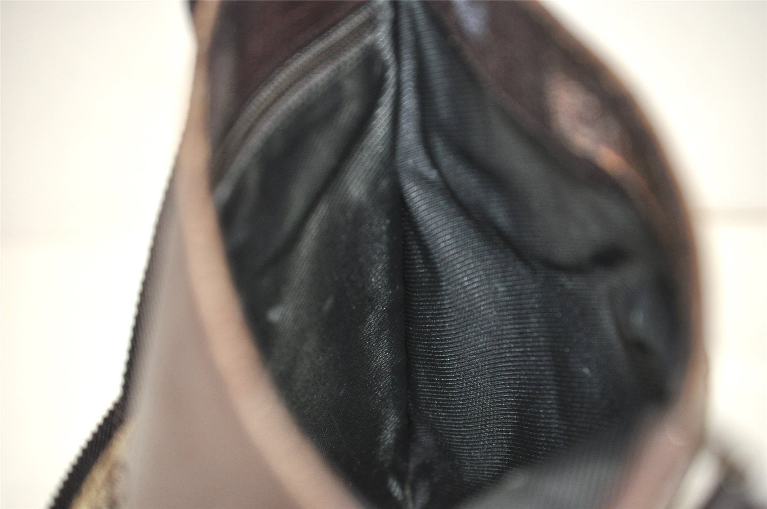 Authentic GUCCI Shoulder Cross Body Bag GG Canvas Leather 27639 Brown 0893K