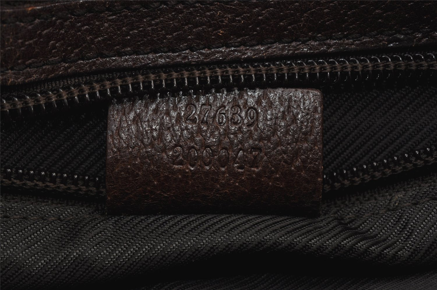 Authentic GUCCI Shoulder Cross Body Bag GG Canvas Leather 27639 Brown 0893K