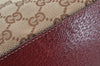 Authentic GUCCI Shoulder Hand Bag Purse GG Canvas Leather 115003 Brown 0894I