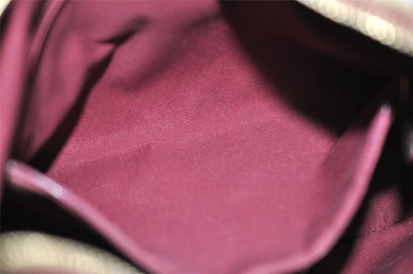 Authentic GUCCI Shoulder Hand Bag Purse GG Canvas Leather 115003 Brown 0894I