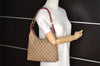 Authentic GUCCI Shoulder Hand Bag Purse GG Canvas Leather 115003 Brown 0894I