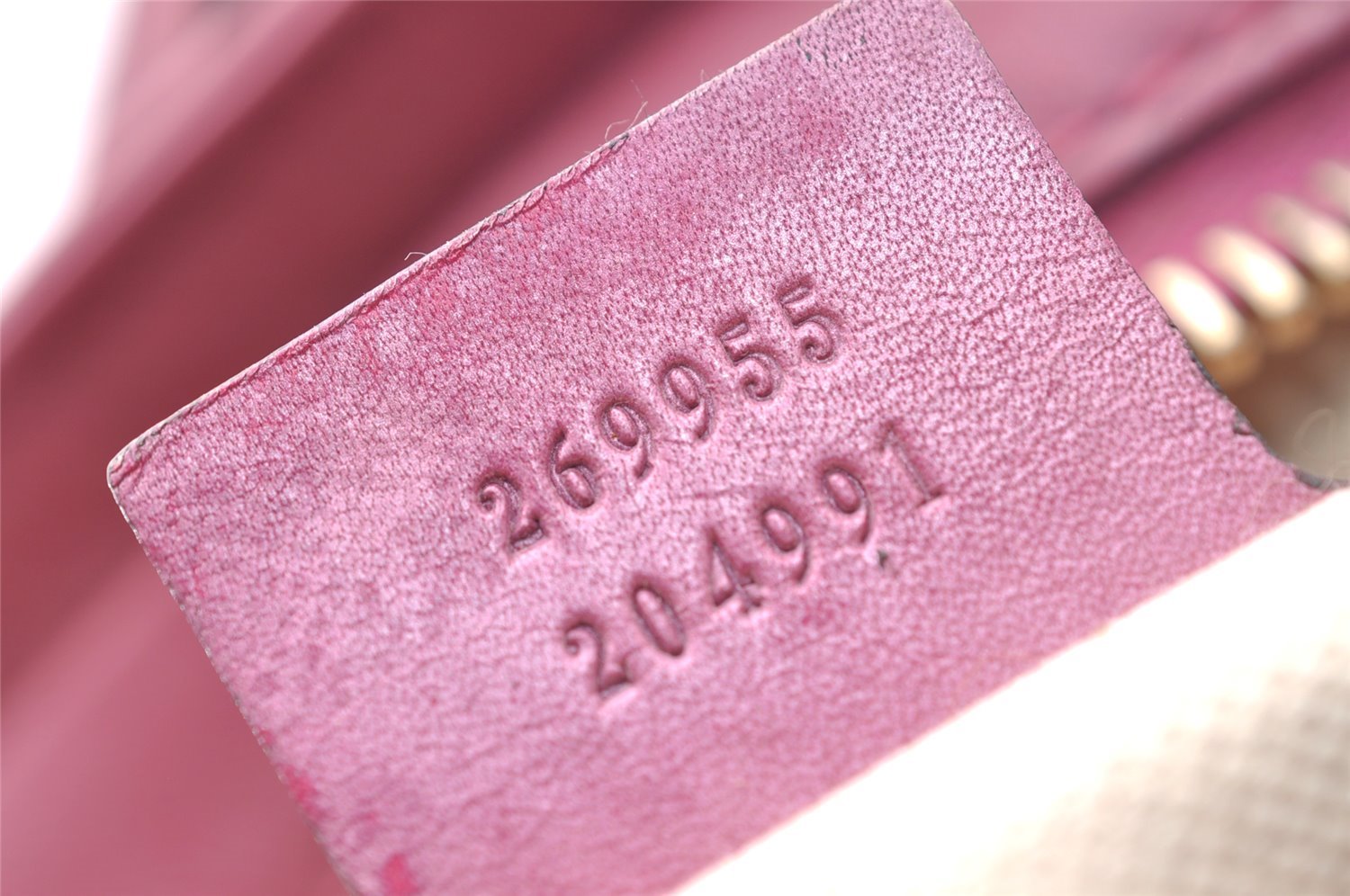 Authentic GUCCI Heart Bit 2Way Hand Bag GG Canvas Leather 269955 Brown 0895I