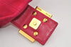 Authentic FENDI Mamma Baguette Shoulder Hand Bag Purse Suede Leather Pink 0896I