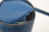 Authentic Louis Vuitton Epi Soufflot Hand Bag Blue M52225 LV 0897I