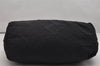 Authentic FENDI Vintage Zucca Shoulder Tote Bag Nylon Leather Black 0897K