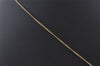 Authentic NINA RICCI Vintage Gold Tone Rhinestone Chain Pendant Necklace 0898J