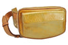 Authentic Louis Vuitton Vernis Fulton Waist Body Bag Yellow M91041 LV 0898K