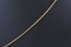 Authentic NINA RICCI Vintage Gold Tone Rhinestone Chain Pendant Necklace 0900J