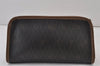 Authentic Christian Dior Honeycomb Clutch Hand Bag PVC Leather Black CD 0901K