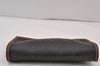 Authentic Christian Dior Honeycomb Clutch Hand Bag PVC Leather Black CD 0901K