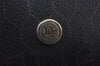 Authentic Christian Dior Honeycomb Clutch Hand Bag PVC Leather Black CD 0901K
