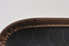 Authentic Christian Dior Honeycomb Clutch Hand Bag PVC Leather Black CD 0901K