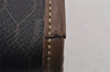 Authentic Christian Dior Honeycomb Clutch Hand Bag PVC Leather Black CD 0901K