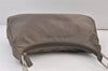 Authentic PRADA Nylon Plastic Shoulder Hand Bag Purse Gray Khaki 0904K