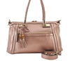 Authentic GUCCI Bamboo Bella Tassel 2Way Hand Bag Leather 282300 Pink 0905K