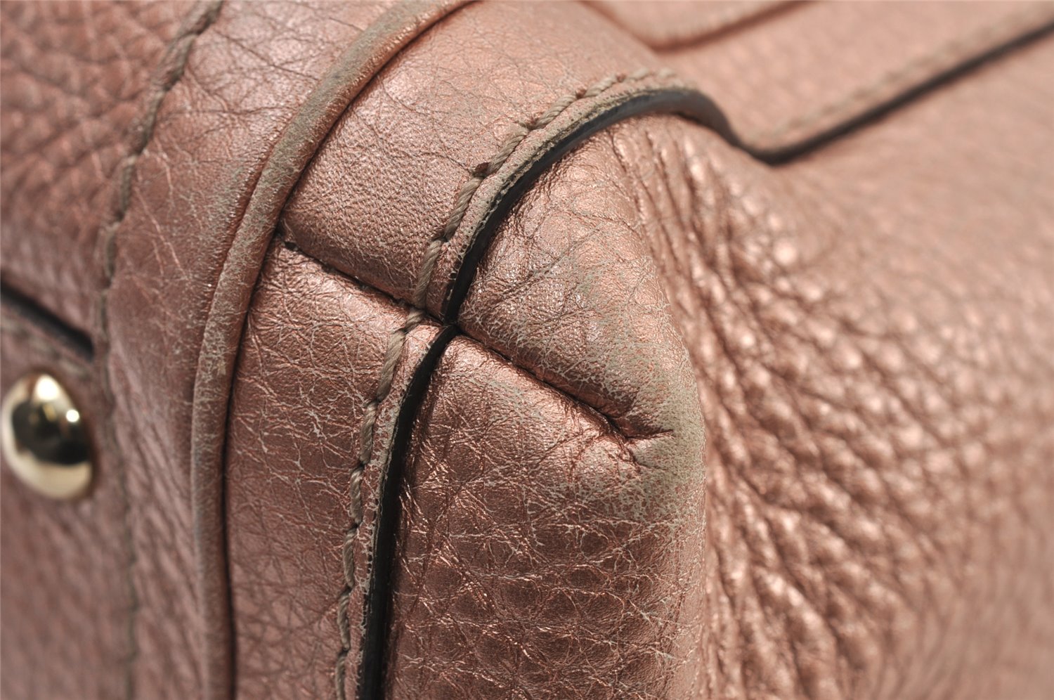 Authentic GUCCI Bamboo Bella Tassel 2Way Hand Bag Leather 282300 Pink 0905K