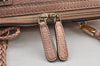 Authentic GUCCI Bamboo Bella Tassel 2Way Hand Bag Leather 282300 Pink 0905K