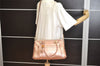 Authentic GUCCI Bamboo Bella Tassel 2Way Hand Bag Leather 282300 Pink 0905K